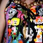Day of the dead Gothic Gold PVC corset styled shirt Bustier/Vest