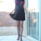 Red and black striped skull babydoll dress