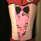 Gothic Sexy Boned Betty Boop Corset Bustier