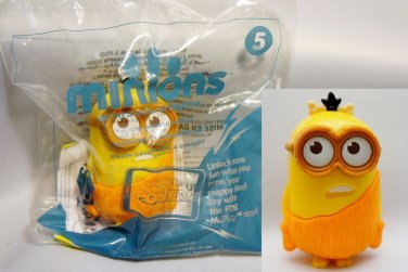 2015 McDonald's Happy Meal MINIONS  - Talking Caveman Minion Toy #5  ~ NEW!!!