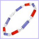 Genuine Jade Bracelet in 925 Sterling Silver