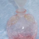 Hummingbird Pink Glass Perfume Bottle