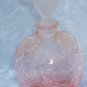 Hummingbird Pink Glass Perfume Bottle