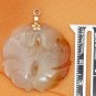 Lucky Double Fish Jade Pendant