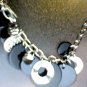 Black and silver Fashionable bracelet