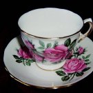 Royal Vale tea cup and saucer -ENGLAND - Roses #7529