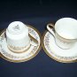 Mikasa Colony Gold cups/saucers -  - 5860