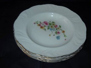 Sarreguemimes Candide porcelain soup  bowls (6available