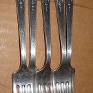 Antique 1835 Wallace forks- Buckingham -"F" (3 availabl