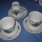 Nikko Happy holidays cups/saucers  (10 sets  available)