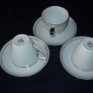 Mikasa Aristocrat tea cups/saucers (8 available)