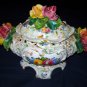 Antique Capodimonte tureen- HAND PAINTED