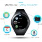 Android Smart Watch Phone- 5M Camera, Quad Core, GPS, Bluetooth, WiFi, 3G, 1.3 Inch Screen (Black)