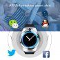 Android Smart Watch Phone- 5M Camera, Quad Core, GPS, Bluetooth, WiFi, 3G, 1.3 Inch Screen (Black)