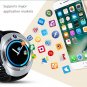 Android Smart Watch Phone- 5M Camera, Quad Core, GPS, Bluetooth, WiFi, 3G, 1.3 Inch Screen (Black)