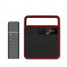 Multi-function karaoke bluetooth 4.2 speaker - 2000 mAh battery, clock, alarm clock, FM radio