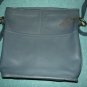 COACH 1990's Periwinkle/Sky Blue All Leather Bucket Style Bag