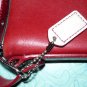 COACH Red Bucket Bag Logo interior