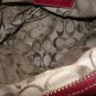 COACH Red Bucket Bag Logo interior