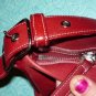 COACH Red Bucket Bag Logo interior