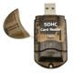 SD Card Reader Black SDHC USB for 1-16gb sd cards