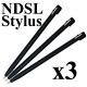 3 x Nintendo DS Touch Stylus Pens Lite BRAND NEW