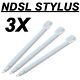 3 x Nintendo DS Touch Stylus Touch Pens Lite BRAND NEW