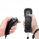 Nintendo Wii Nunchuck & Remote BLACK BRAND NEW