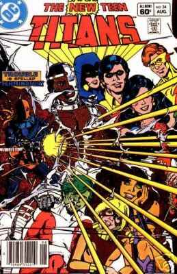 NEW TEEN TITANS #34 NM comc book 1980 DC