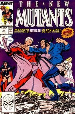 NEW MUTANTS #75 VF comic book 1989 MAGNETO