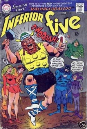 INFERIOR FIVE #4 FN+ comic book 1967 DC