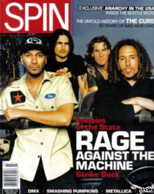 RAGE AGAINST THE MACHINE Metallica SPIN Magazine 2000