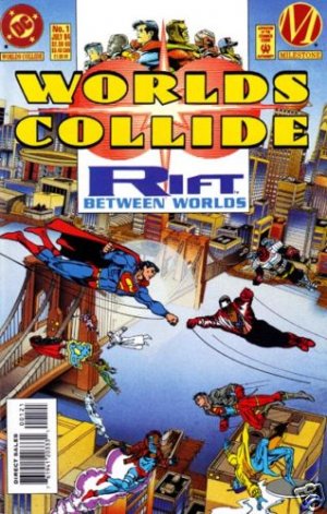 WORLDS COLLIDE #1 NM comic book 1994 Superman PREMIUM