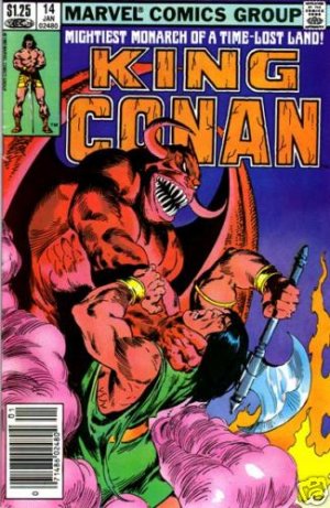 KING CONAN #14 FN comic book 1982 MARVEL