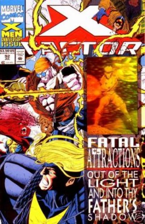 X-FACTOR #92 NM comic book 1993 HOLOGRAM