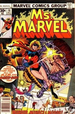 MS. MARVEL #10 FN comic book 1977 Claremont