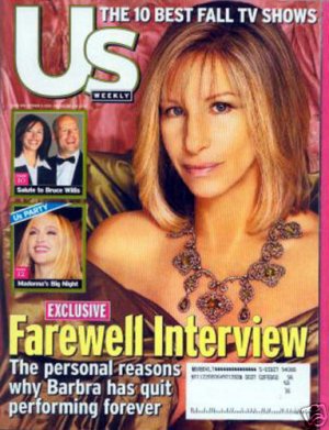 BARBARA STREISAND Kate Hudson US WEEKLY Magazine 2000