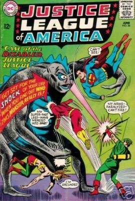 JUSTICE LEAGUE OF AMERICA #36 VG comic book 1965 JLA