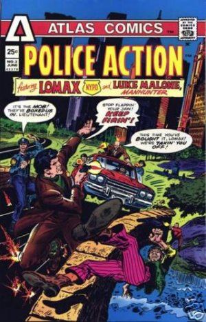POLICE ACTION #3 FN comic book 1975 ATLAS