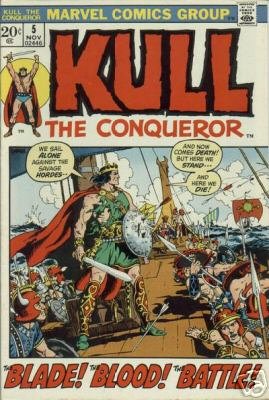 - - KULL THE CONQUEROR # 5 VF Marvel 1972 comic - -