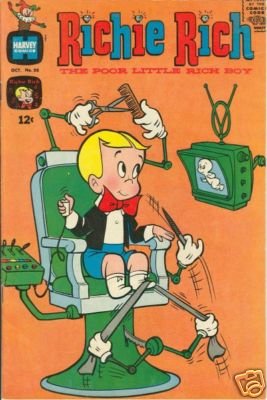 - - - RICHIE RICH #50 GD comic book 1966 HARVEY - - -