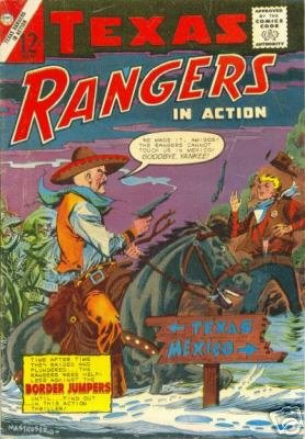 - -TEXAS RANGERS IN ACTION #51 VG comic 1965 Charlton -