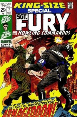 - - SGT. FURY SPECIAL #7 VG 1971 Marvel comics WWII - -