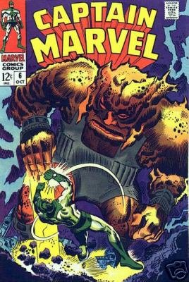 - - - CAPTAIN MARVEL #6 VG comic 1968 1st series - - -