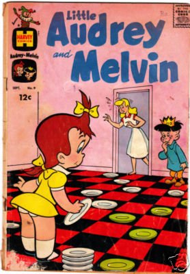 - - LITTLE AUDREY and MELVIN #9 FR comic book 1963 - -