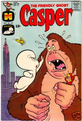 - -THE FRIENDLY GHOST CASPER #129 VG comic book 1969- -