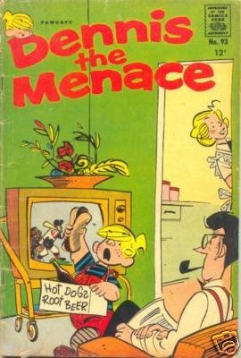 - - DENNIS THE MENACE #93 VG comic book 1967 FAWCETT- -