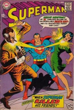 - - - SUPERMAN #203 FN- comic book 1968 SILVER AGE- - -