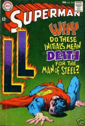 - - - SUPERMAN #204 GD comic book 1968 SILVER AGE - - -
