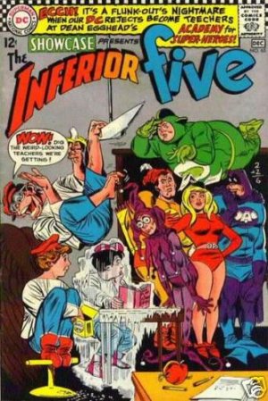 - - SHOWCASE #65 VG comic book 1966 INFERIOR FIVE - -